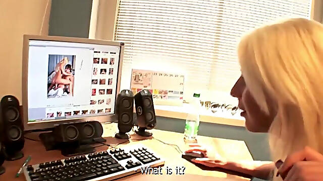 Cuckold Watches Sexy Blonde