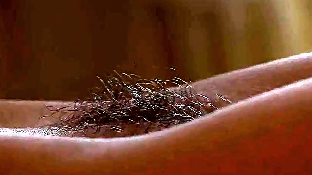 Watch hairy goth chick masturbate