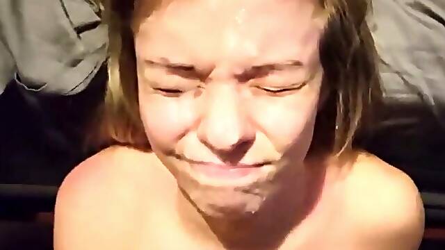 Cute Submissive Girlfriends Facial Compilation