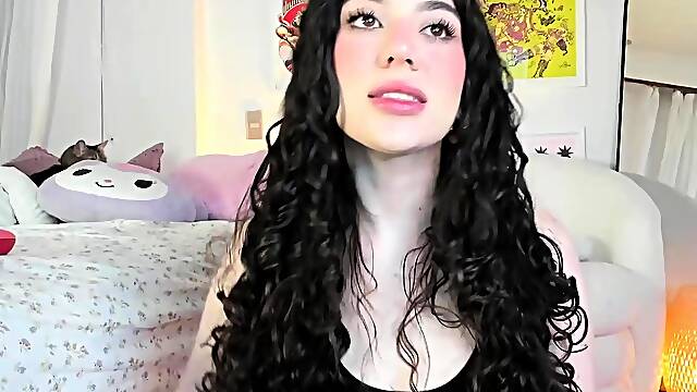 Webcam camgirl cam brunette masturbate masturbation
