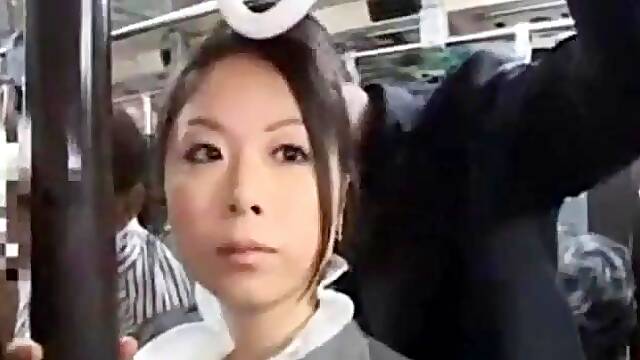 Japanese Black Train Grope: Blowjob, Asian Interracial Porn