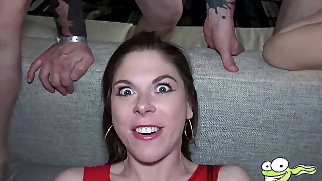 Alice Maze - Seven More Babes In Nasty Orgy Filled With Domination