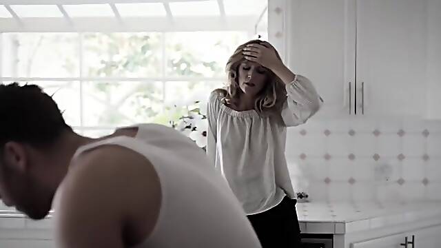 Hot Step mom Joins In A Exciting Trio With Stepson And Gf - Pure Taboo