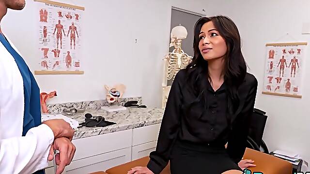 Gets A Very Thorough Physical Test And A Huge Creampie - Scarlett Alexis