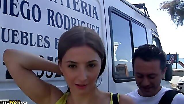 Vacation time for Leila is good for hooking up with various people and having amazing threesomes