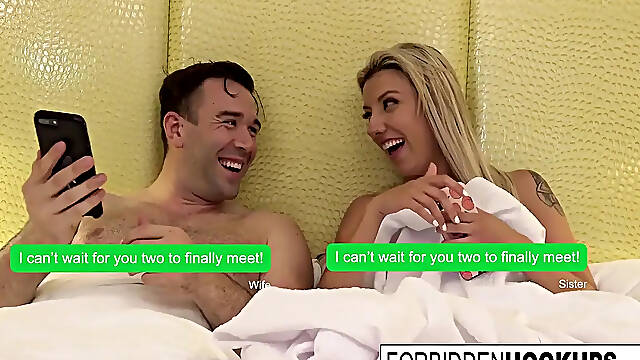 Horny Guy Fucks Wife's GF - Hot Teen Babe Gets Facial