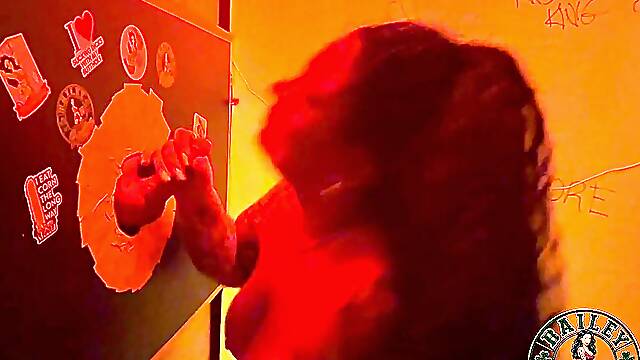 Cheating wife gets caught at the gloryhole and cant control her cravings