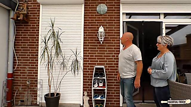 Brigitte T Tattooed Chunky German Granny Sucks