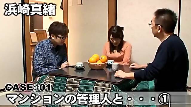 Japanese cute house wife fuckin on the Bus and Man is lucky god