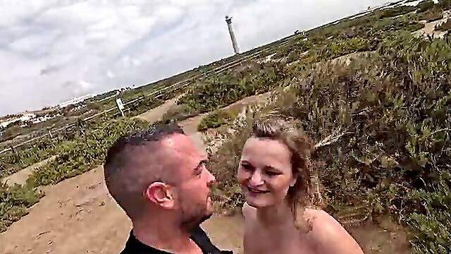 Stormy public sex with LinaMila on vacation
