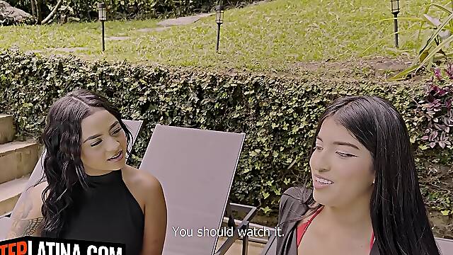 TWO LATINA STEPSISTERS bragged they could handle any cock... so I had both riding my dick