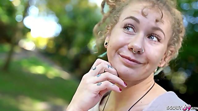 GERMAN SCOUT - FIRST ASS FUCKING CREAMPIE I TINY GIRL JULIA JUICE I GERMAN DREADLOCKS - German