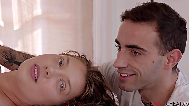 Russian Slut Elena Koshka Cheats On Her Husband With The Massage Therapist He Hired - Elena Koshka erotic fuck