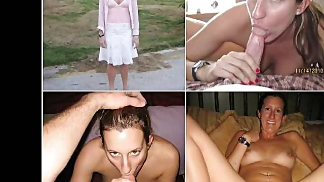 Clothed then banged, oral sex, cuckold, wedding costume, facial, POV