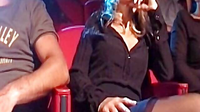 In the Adult Movie Theater