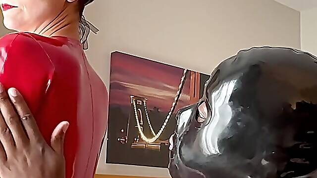 Letting My Sub Shine My Latex Infront of My Husband