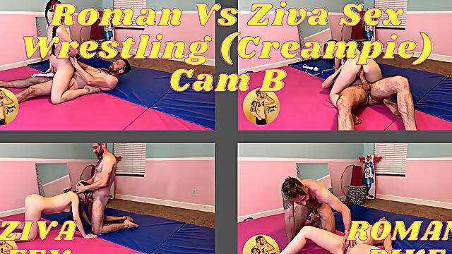 Roman Vs Ziva Sex Wrestling (Creampie) Cam B 4K - FAPHOUSE TRAILER