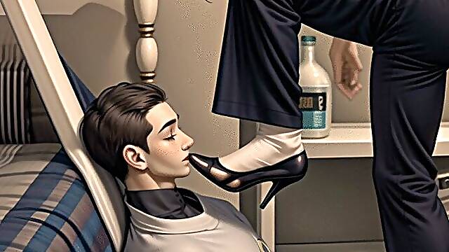 Slave Facebust Anime