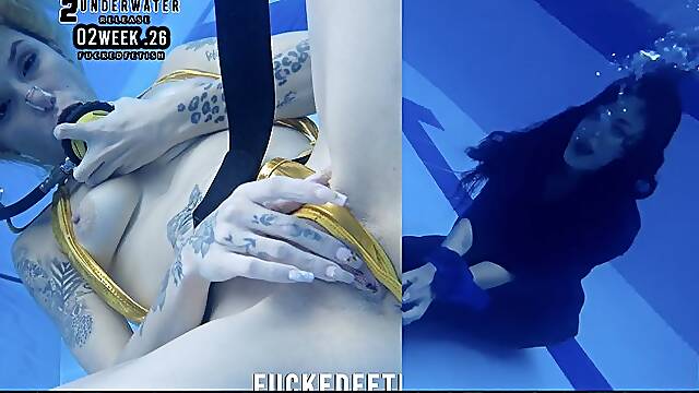 02 WEEK COMPILATION underwater Moonblack tied up Ashlee Rose no dive mask