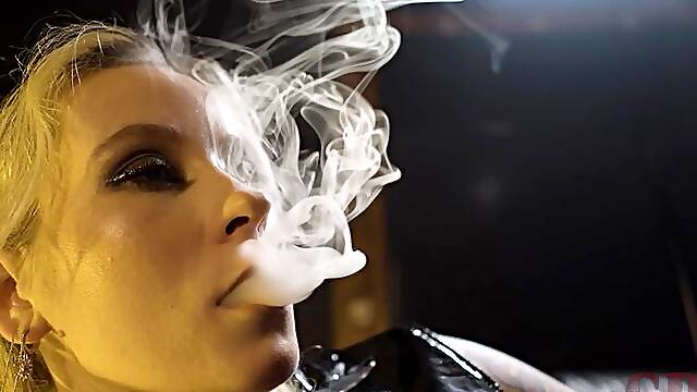 Smoker stretched on the sofa FHD