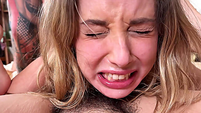 Wet Wild Bgg! Hairy Pussy Squirt Slut Gets Fisted - Chloe Kreams, Millie Morgan, Steve Rickz